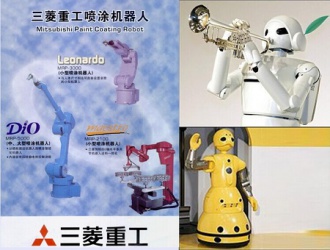 三菱噴涂機(jī)器人春節(jié)不打烊，海藍(lán)機(jī)電道一聲：新春快樂！