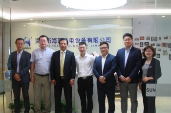 熱烈歡迎三菱電機(jī)自動(dòng)化蒞臨海藍(lán)機(jī)電參觀指導(dǎo)工作！