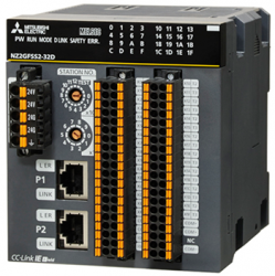 三菱cc-link NZ2GFCF1-32D 32點(diǎn) DC24V（漏型）輸入，遠(yuǎn)程模塊、FCN式